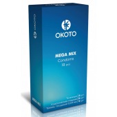 Презервативы OKOTO Mega Mix - 18 шт. - Sitabella - купить с доставкой в Евпатории