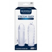 Набор из 2 прозрачных насадок на член Seductive Tickler Sleeves Set - NMC - в Евпатории купить с доставкой