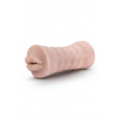 Телесный мастурбатор-ротик Nicole Vibrating Masturbator - Blush Novelties - в Евпатории купить с доставкой