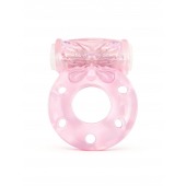 Розовое эрекционное виброкольцо с бабочкой - 1137 - в Евпатории купить с доставкой