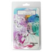 Набор из 3 эрекционных прозрачных колец - Boys of Toys - в Евпатории купить с доставкой