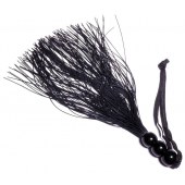 Черная силиконовая плетка - 25,4 см. - Boys of Toys - купить с доставкой в Евпатории