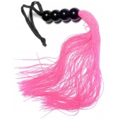 Розовая силиконовая плеть - 35,5 см. - Boys of Toys - купить с доставкой в Евпатории