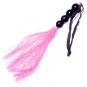Розовая силиконовая плеть - 35,5 см. - Boys of Toys - купить с доставкой в Евпатории