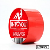 Красный скотч для фиксации Non-Sticky Bondage Tape - 15 м. - Intoyou - купить с доставкой в Евпатории