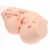 Телесный мастурбатор-полуторс Barbie - Naked Factory - в Евпатории купить с доставкой