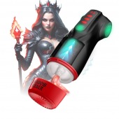 Интерактивный мастурбатор Raven с вакуумом, вибрацией и подсветкой - Shots Media BV - в Евпатории купить с доставкой