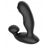 Черный вибромассажер простаты с вращающимся шариком - Secwell - в Евпатории купить с доставкой