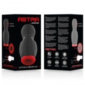 Черно-красный мастурбатор с вибрацией и всасыванием - JAMYJOB - в Евпатории купить с доставкой