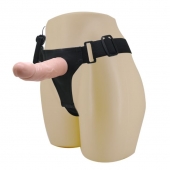 Реалистичный страпон-фаллоимитатор на трусиках Ultra Passionate Harness - 15 см. - Baile - купить с доставкой в Евпатории