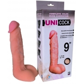 Фаллическая насадка Харнесс UNICOCK 9  - 24 см. - LOVETOY (А-Полимер) - купить с доставкой в Евпатории