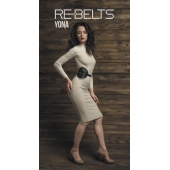 Пояс с клёпками Yona Black - Rebelts - купить с доставкой в Евпатории