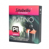 Стимулирующая насадка с шипиками по бокам Platino  Тайфун - Sitabella - купить с доставкой в Евпатории