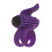 Эрекционное кольцо с подхватом мошонки и стимуляцией клитора Bullet Lastic Ring - Adrien Lastic - в Евпатории купить с доставкой