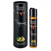 Массажное масло с ароматом экзотических фруктов Huile de Massage Gourmande Fruits Exotiques - 59 мл. - Plaisir Secret - купить с доставкой в Евпатории