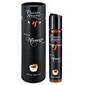 Массажное масло с ароматом крем брюле Huile de Massage Gourmande Creme Brulée - 59 мл. - Plaisir Secret - купить с доставкой в Евпатории