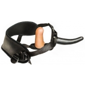 Женский страпон с вагинальной пробкой Woman Strap - 12 см. - LOVETOY (А-Полимер) - купить с доставкой в Евпатории