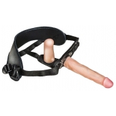Женский страпон с вагинальной пробкой Woman Strap - 18 см. - LOVETOY (А-Полимер) - купить с доставкой в Евпатории