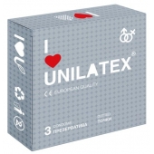 Презервативы с точками Unilatex Dotted - 3 шт. - Unilatex - купить с доставкой в Евпатории