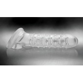 Утолщающая ребристая насадка на пенис - Доминирующее кольцо - в Евпатории купить с доставкой