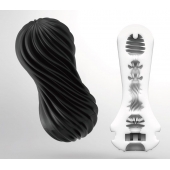 Мастурбатор FLEX Rocky Black с плотным рельефом - Tenga - в Евпатории купить с доставкой