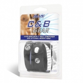 Утяжка для мошонки и пениса Cock Ring With 1  Ball Stretcher And Optional Weight Ring - BlueLine - купить с доставкой в Евпатории