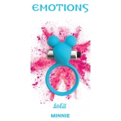 Голубое эрекционное виброколечко Emotions Minnie Breeze - Lola Games - в Евпатории купить с доставкой
