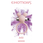 Розовое эрекционное виброколечко Emotions Minnie Light pink - Lola Games - в Евпатории купить с доставкой