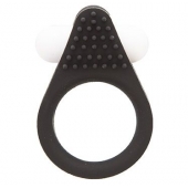 Чёрное эрекционное кольцо LIT-UP SILICONE STIMU RING 1 BLACK - Dream Toys - в Евпатории купить с доставкой