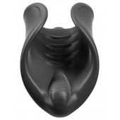 Чёрный мастурбатор Vibrating Silicone Stimulator с вибрацией - Pipedream - в Евпатории купить с доставкой