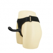 Страпон с изогнутой головкой Ultra Harness Curvy Dildo - 15,8 см. - Baile - купить с доставкой в Евпатории