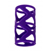 Фиолетовая насадка-сетка на пенис - 7,5 см. - A-toys - в Евпатории купить с доставкой