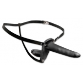 Женский страпон с вагинальной пробкой Double Penetrix Strap-on - 15 см. - Pipedream - купить с доставкой в Евпатории