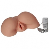Телесная вибровагина из киберкожи с выносным пультом - LOVETOY (А-Полимер) - в Евпатории купить с доставкой