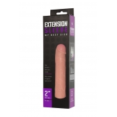 Насадка-удлинитель Extension sleeve телесного цвета - 18,5 см. - Sitabella - в Евпатории купить с доставкой