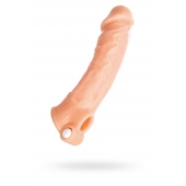 Удлиняющая насадка на пенис с вибрацией - 18,5 см. - ToyFa - в Евпатории купить с доставкой