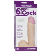 Ультра реалистичная насадка Vac-U-Lock  6  ULTRASKYN Cock - 17,3 см. - Doc Johnson - купить с доставкой в Евпатории