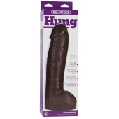 Большая насадка для трусиков Vac-U-Lock Realistic Hung - 31,7 см. - Doc Johnson - купить с доставкой в Евпатории