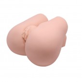 Реалистичный мастурбатор с вибрацией и двумя тоннелями - вагиной и анусом - Baile - в Евпатории купить с доставкой