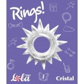Прозрачное эрекционное кольцо Rings Cristal - Lola Games - в Евпатории купить с доставкой