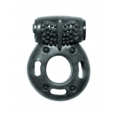 Черное эрекционное кольцо с вибрацией Rings Axle-pin - Lola Games - в Евпатории купить с доставкой