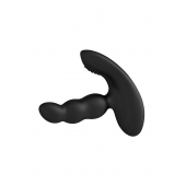 Черный силиконовый стимулятор простаты Levett Nitoc с пультом ДУ - Levett - в Евпатории купить с доставкой