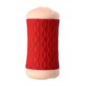 Двухсторонний мастурбатор JOS  NADIN в красном цилиндре - JOS - в Евпатории купить с доставкой