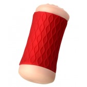 Двухсторонний мастурбатор JOS  NADIN в красном цилиндре - JOS - в Евпатории купить с доставкой