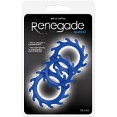 Набор из 3 синих эрекционных колец Renegade Gears - NS Novelties - в Евпатории купить с доставкой