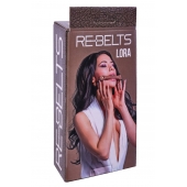 Кляп-трензель Lora с металлическими кольцами - Rebelts - купить с доставкой в Евпатории