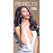 Кляп-трензель Lora с металлическими кольцами - Rebelts - купить с доставкой в Евпатории