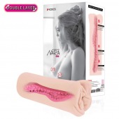 Мастурбатор-вагина Nara с двойным слоем материала - KOKOS - в Евпатории купить с доставкой