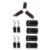 Комплект наручников и поножей LUXURIOUS BED RESTRAINT CUFF SET - Blush Novelties - купить с доставкой в Евпатории