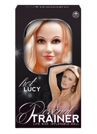 Надувная кукла с вибрацией и 2 любовными отверстиями Hot Lucy Lifesize Love Doll - NMC - в Евпатории купить с доставкой